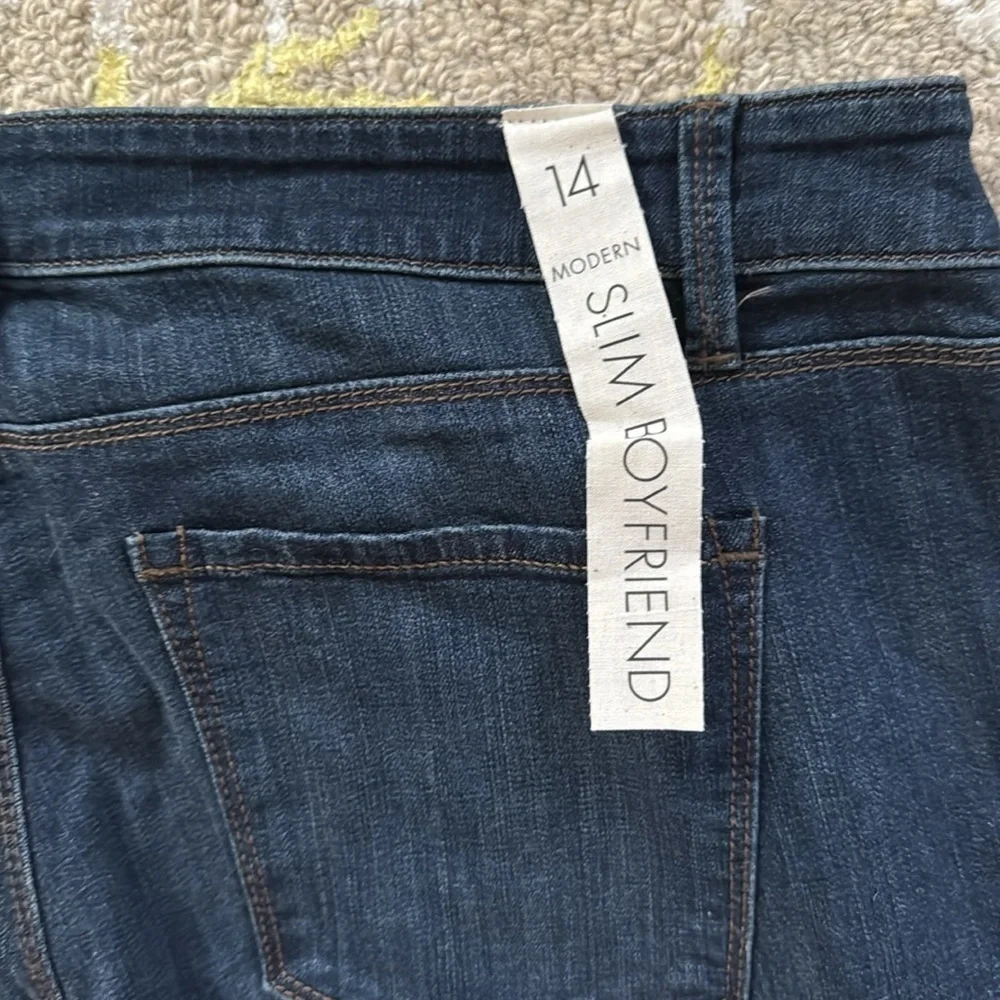 Ann Taylor modern fit stretch denim 14 NWT - Picture 4 of 5